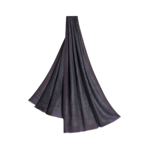 Paisley Jacquard Frayed Edge Scarf