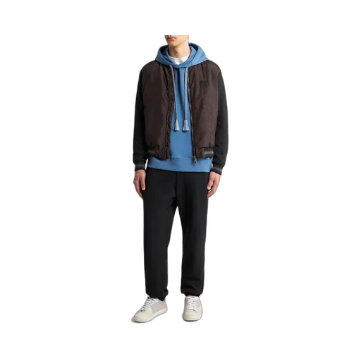 Pegaso Embroidered Long-Sleeved Hoodie