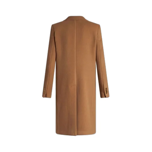 Logo-Engraved Buttons Coat