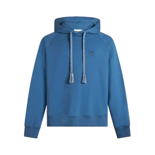 Pegaso Embroidered Long-Sleeved Hoodie