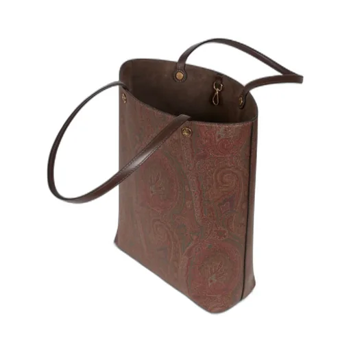 Paisley Tote Bag With Clutch