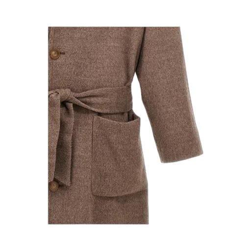 Single-Breasted Wool Coat