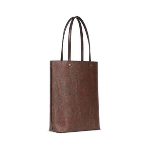 Paisley Tote Bag With Clutch