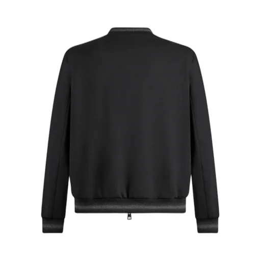Logo-Embroidered Zipped Bomber Jacket