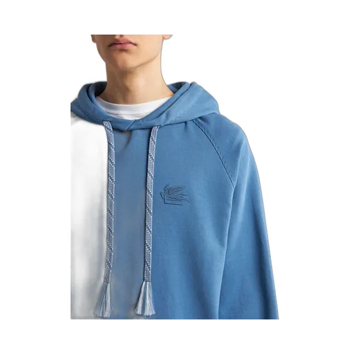Pegaso Embroidered Long-Sleeved Hoodie