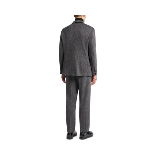 Long-Sleeved Double-Breasted Blazer