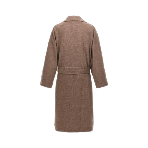 Single-Breasted Wool Coat