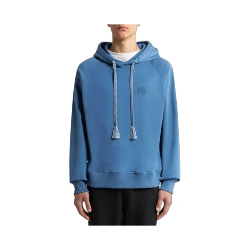 Pegaso Embroidered Long-Sleeved Hoodie