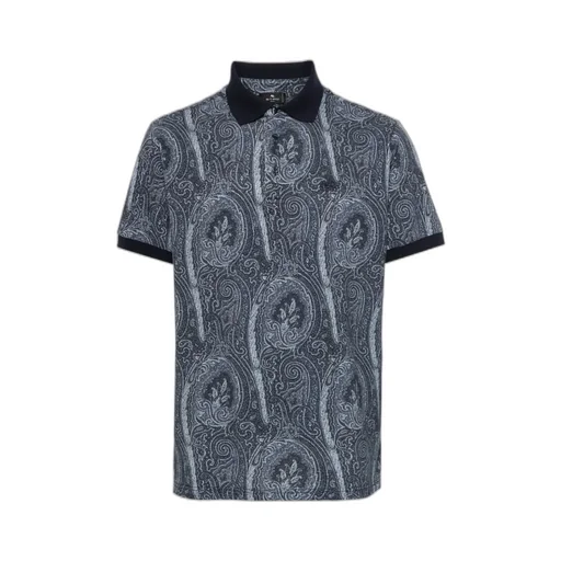 Paisley Printed Polo Shirt