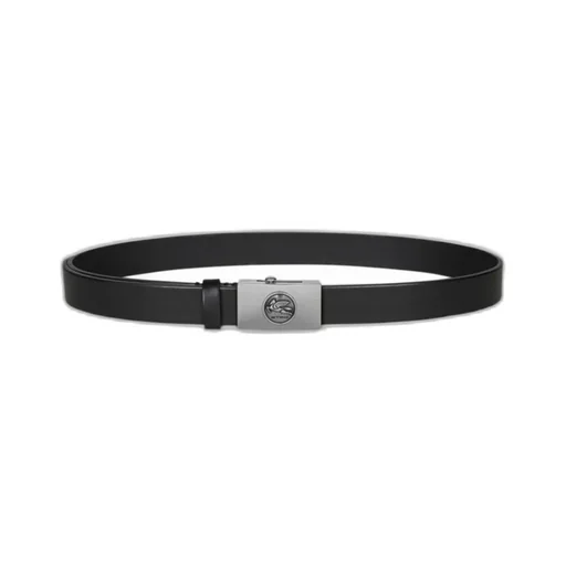 Leather Belt With Pegaso Detail
