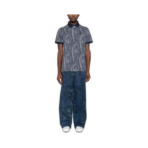 Paisley Printed Polo Shirt