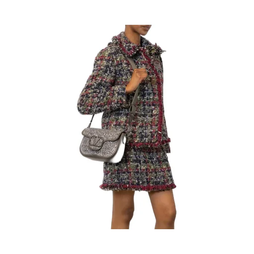 Dyed Tweed Skirt