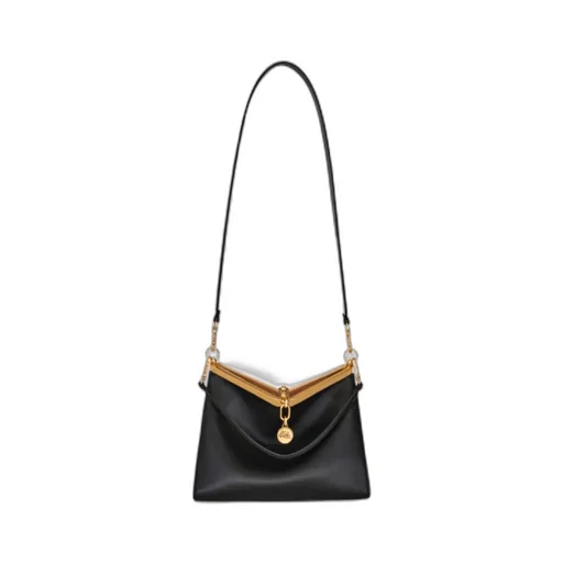 Log Charm Medium Vela Shoulder Bag