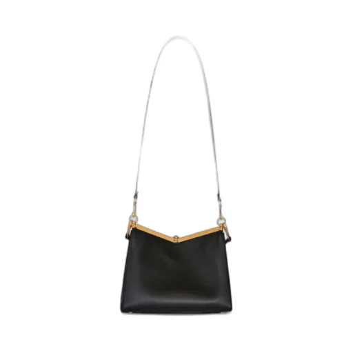Log Charm Medium Vela Shoulder Bag