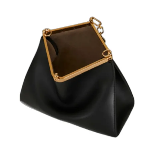 Log Charm Medium Vela Shoulder Bag