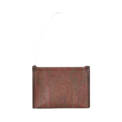 Jacquard Zipped Shoulder Bag