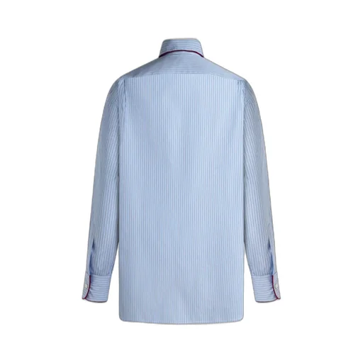 Striped Poplin Shirt