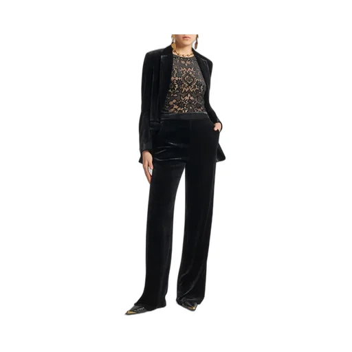 Velvet Palazzo Trousers