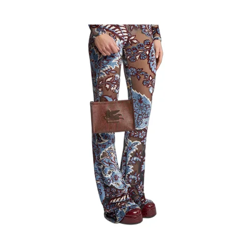 Jacquard Zipped Shoulder Bag
