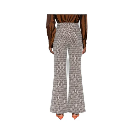 Jacquard Flared Trousers