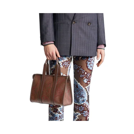 Paisley Small Top Handle Bag