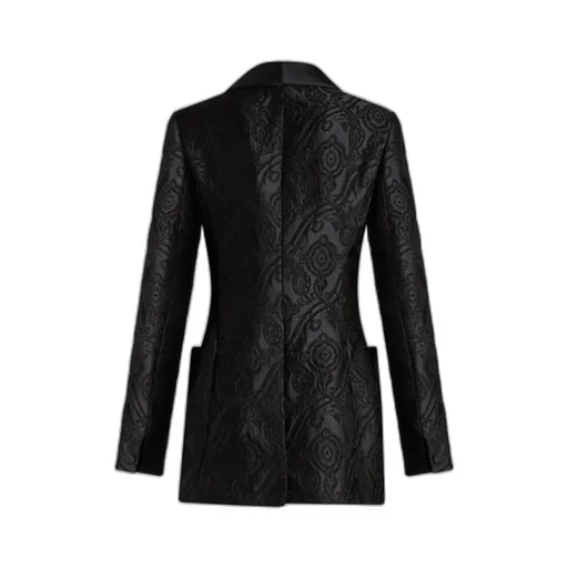 Silk Jacquard Blazer