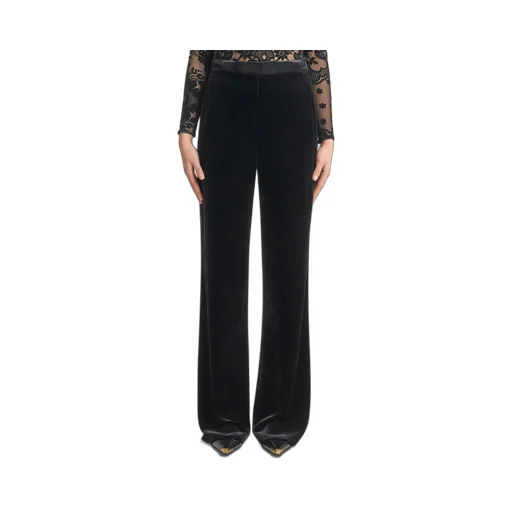 Velvet Palazzo Trousers