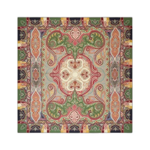 Paisley Printed Gabardine Weave Scarf