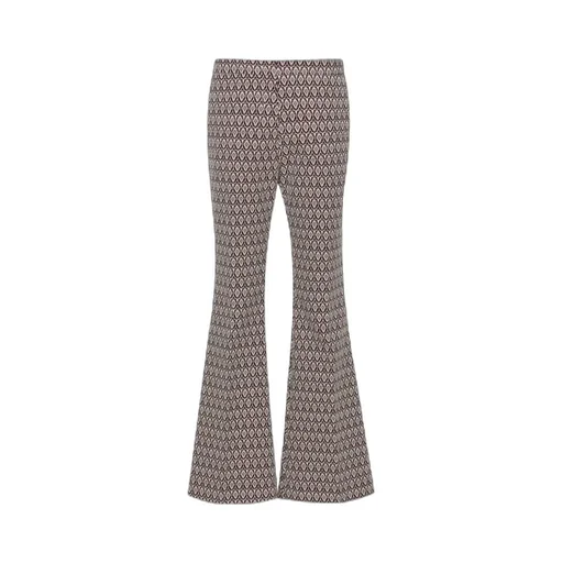 Jacquard Flared Trousers