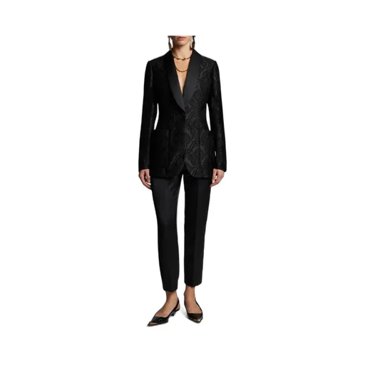 Silk Jacquard Blazer