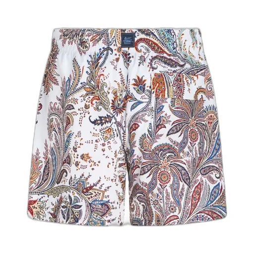 Paisley-Printed Swim Shorts