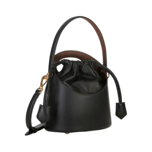 Drawstring Mini Bucket Bag