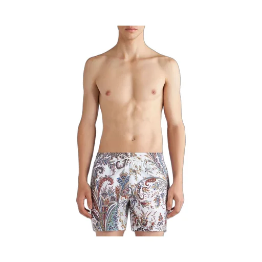 Paisley-Printed Swim Shorts