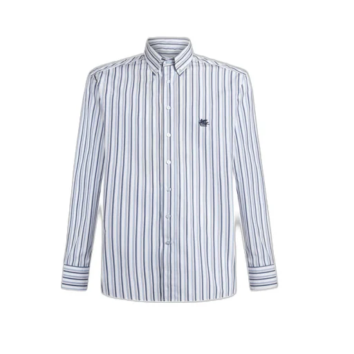 Pegaso Embroidered Striped Shirt