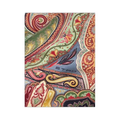 Paisley Printed Gabardine Weave Scarf