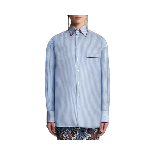 Striped Poplin Shirt