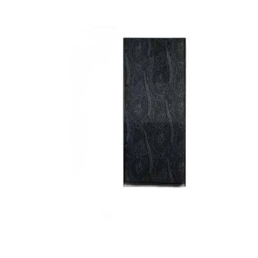 Graphic Printed Frayed-Edge Scarf