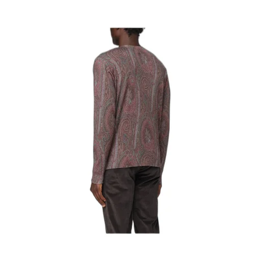 Paisley-Jacquard Sweater
