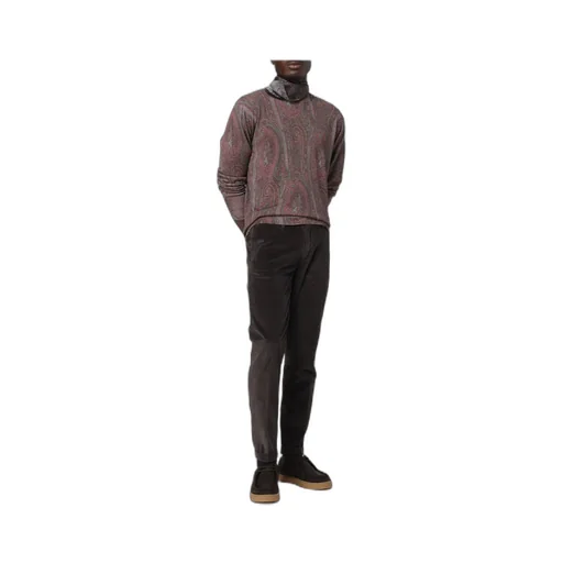 Paisley-Jacquard Sweater