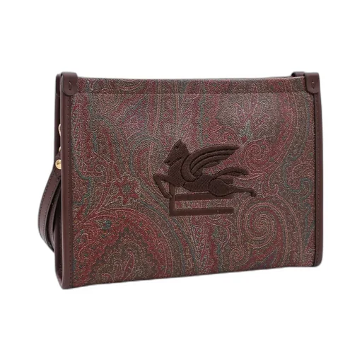 Pailsey Printed Zipped Clutch Bag