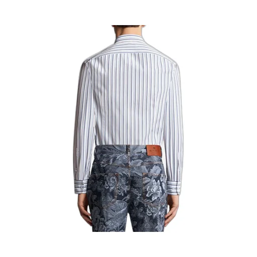Pegaso Embroidered Striped Shirt