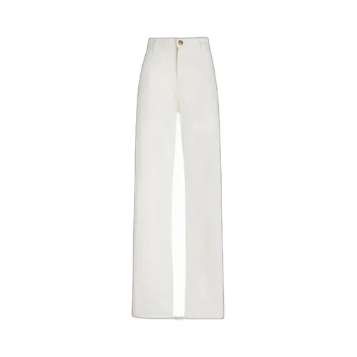 Pegaso-Embroidered Low-Waisted Jeans