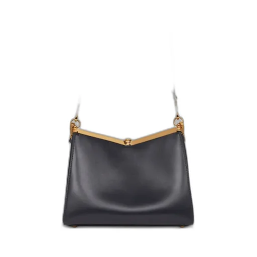 Log Charm Medium Vela Shoulder Bag