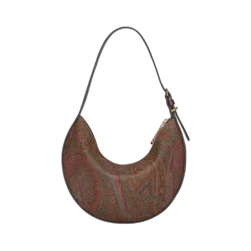 Paisley Printed Small Essential Hobo Bag