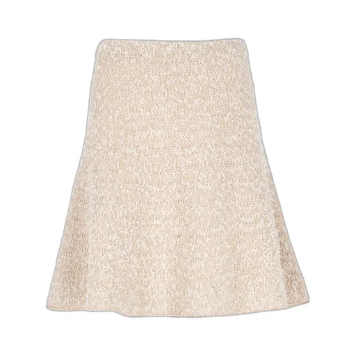 Tweed Flared Knit Skirt