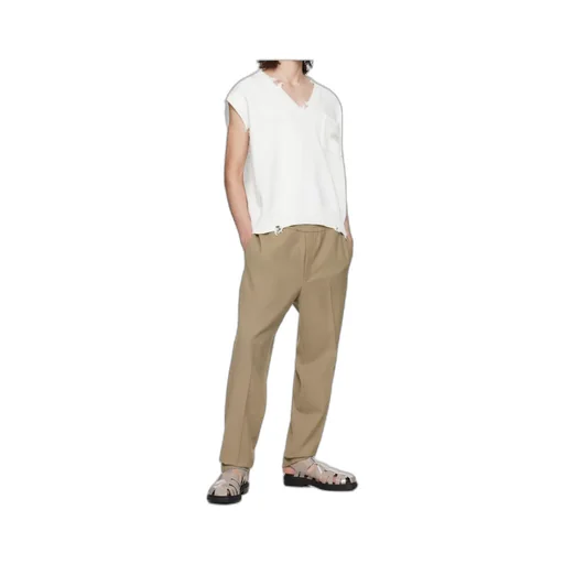 Elastic Waist Casual Pants