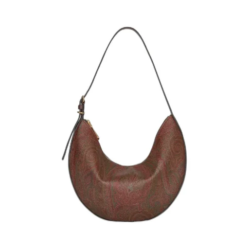 Medium Paisley Printed Shoulder Bag