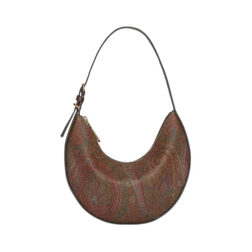 Paisley Printed Small Essential Hobo Bag