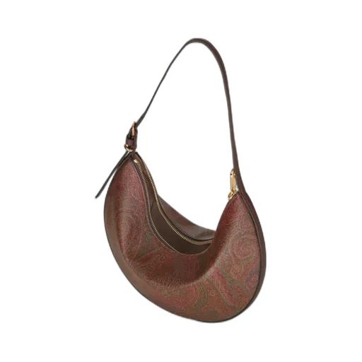Medium Paisley Printed Shoulder Bag