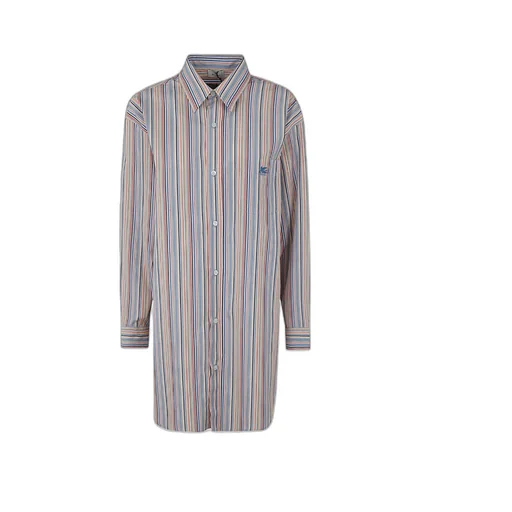 Striped Button-Up Shirt